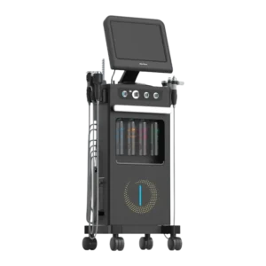 جهاز هيدرافيشل 14 في 1 لتنظيف وشد البشرة بتقنيات متقدمة لتنظيف عميق وإزالة الرؤوس السوداء وشد الجلد